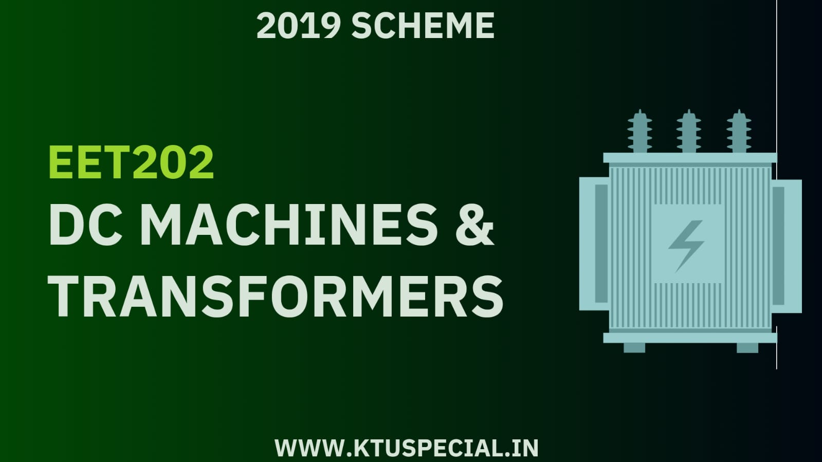 EET202 DC MACHINES & TRANSFORMERS