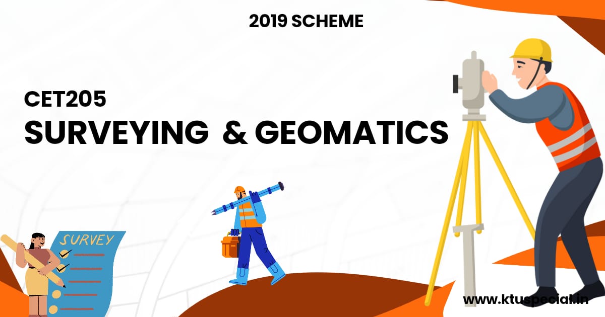 CET205 surveying & geomatics