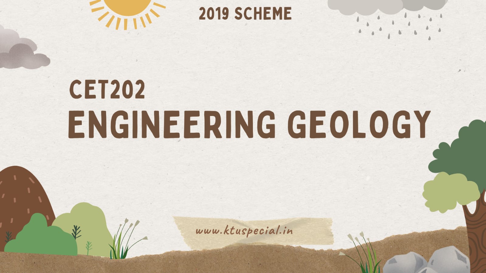 ktu cet202 engineering geology