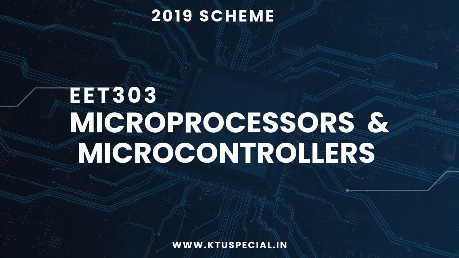 KTU EET303 MICROPROCESSORS & MICROCONTROLLER